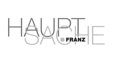 <p>Logo<br />
<strong>Hauptsache Franz</strong><br />
Friseur/Wien</p>
