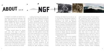 <p><strong>NGF – Nikolaus Geyrhalter Filmproduktion</strong><br />
Showreel für Berlinale 2010<br />
Booklet, innen</p>
