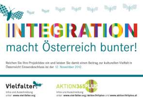 <p>Flyer<br />
<strong>Integration macht Österreich bunter!</strong><br />
Verein Wirtschaft für Integration 2012</p>
